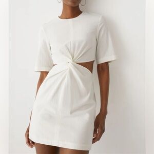& OTHER STORIES Cutout Waist Mini Dress Size 2